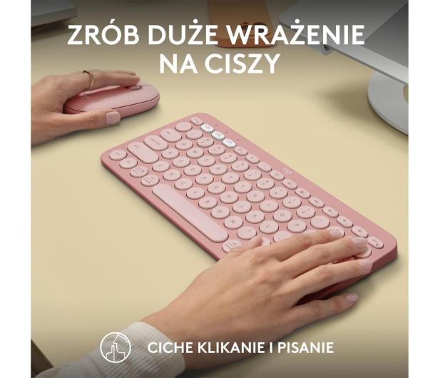 LOGITECH Pebble 2 Combo różowy 920-012241 - 1172743 - zdjęcie 13